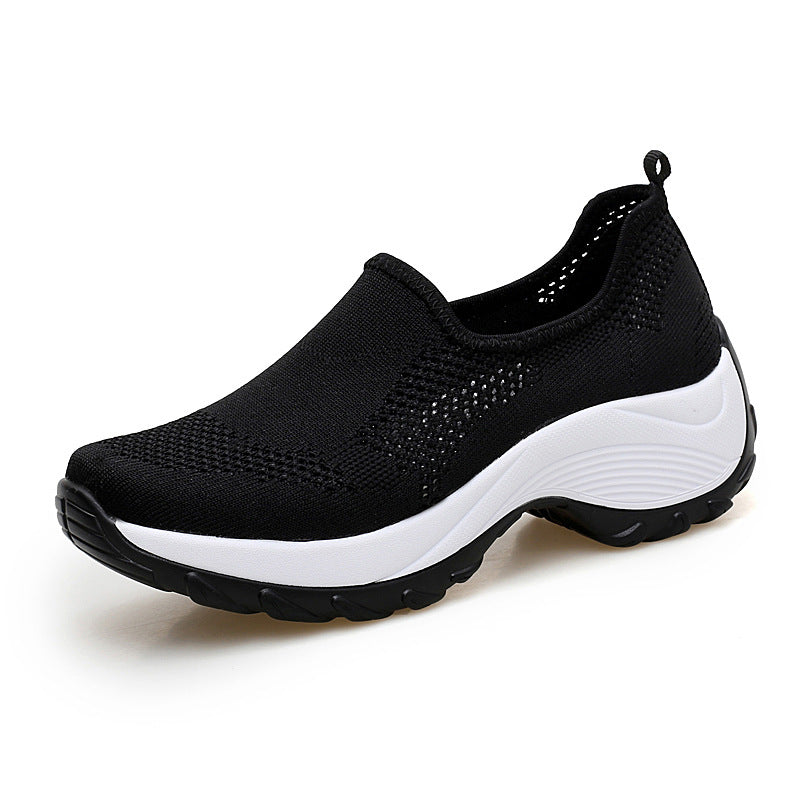 Casual Slip on Comfortable Orthopedic  Breathable Single Shoes