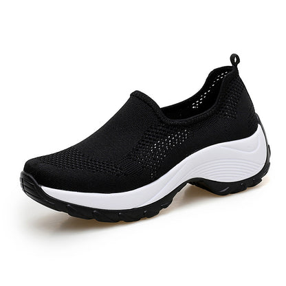 Casual Slip on Comfortable Orthopedic  Breathable Single Shoes