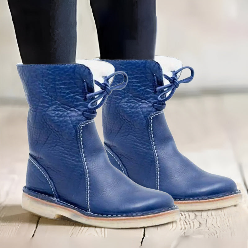 Orthopedic Women Snow Boots| Comfortable Waterproof Mid-Calf Ankle Winter Boots