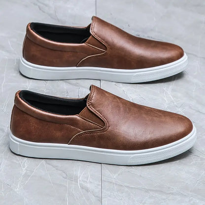Classic Genuine Leather Slip Ons