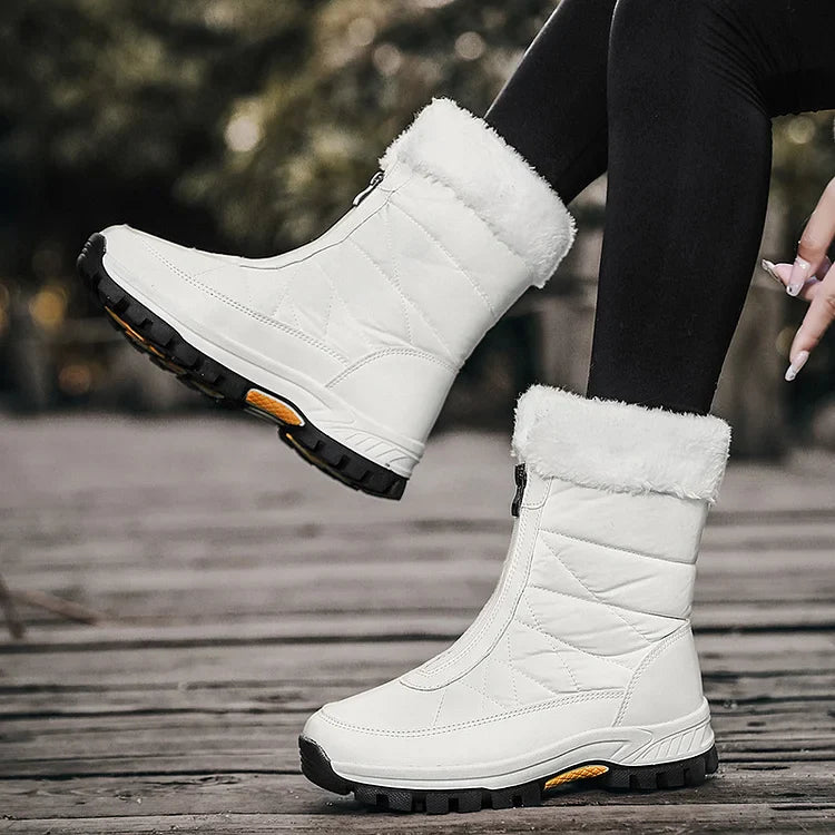Warm Waterproof Insulated Snow Boots for Women
