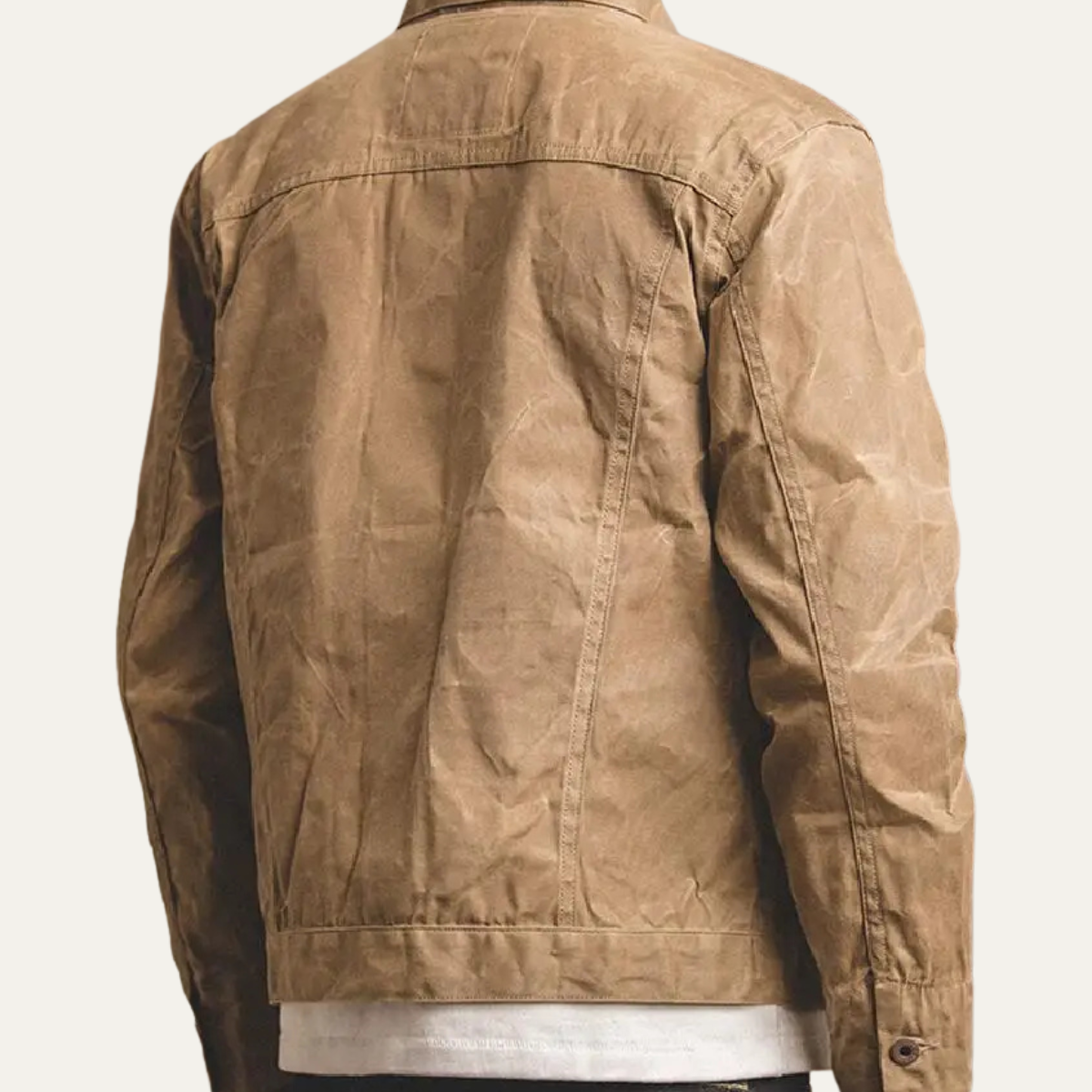 Classic Mens Waterproof Canvas Parka Jacket