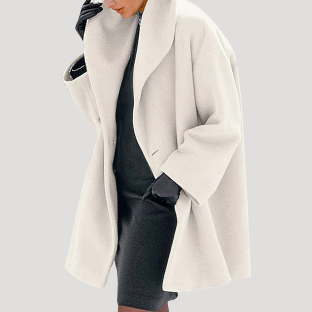 Premium Long Wool Women's Coat - Soft Edition