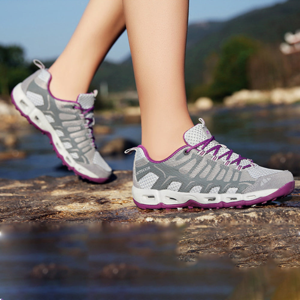 Unisex -New Mesh Lace Up Outdoor Hiking Sneakers