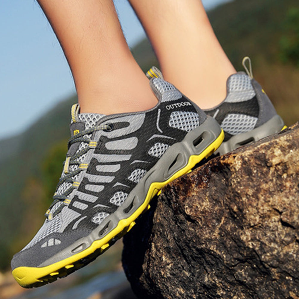Unisex -New Mesh Lace Up Outdoor Hiking Sneakers
