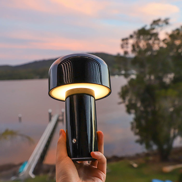 LED Creative Mushroom Rechargeable Table Lamp