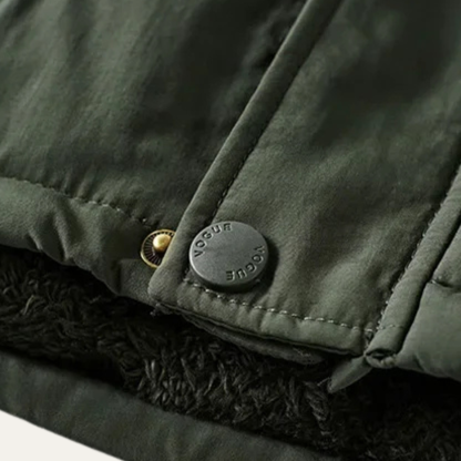 Warm Men's Insulated Hooded Winter Coat Jacket