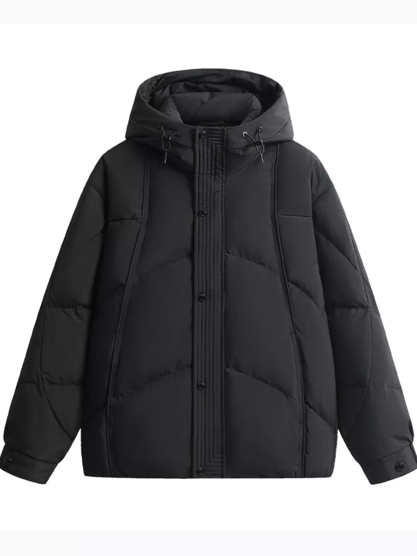Big Mens Insulated Heavy Down Parka Coat