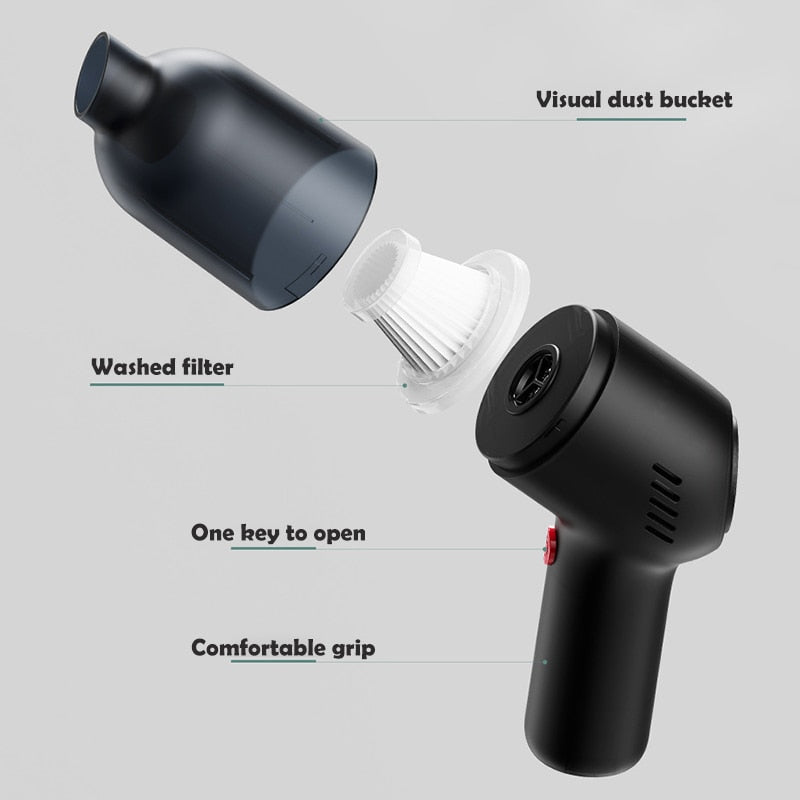 Portable Wireless Car Vacuum