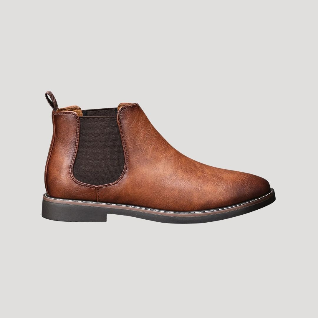 Insulated Waterproof Leather Ankle Boots