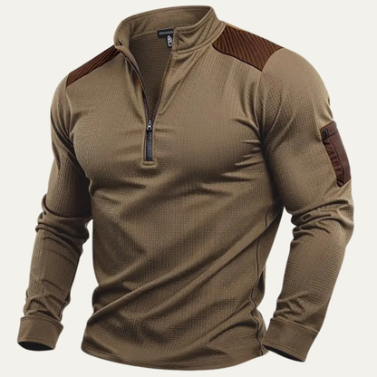Men's Breathable Water Resistant Outdoor Pullover Jacket