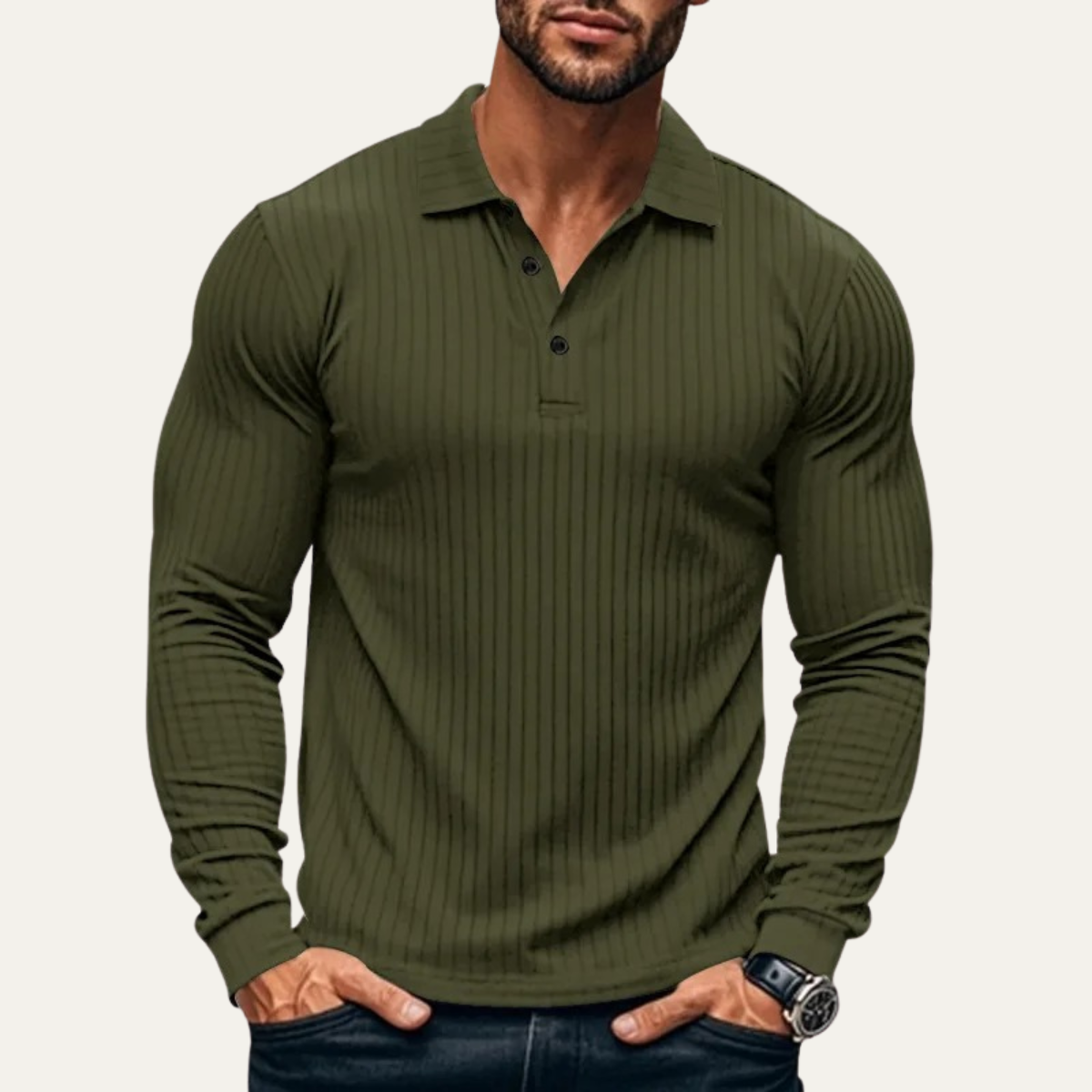 Relaxed Fit Men's Classic Polo Shirt