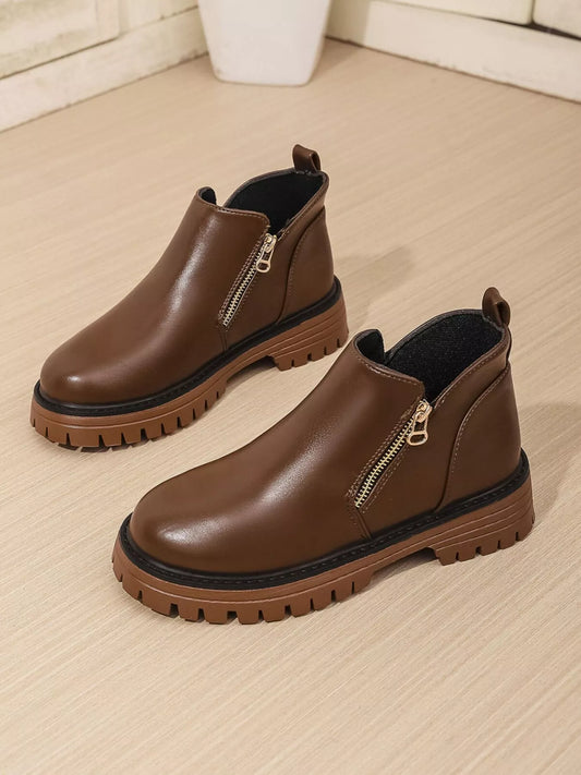 Stylish Men's Zip Up Ankle Boots - OutfitLondon