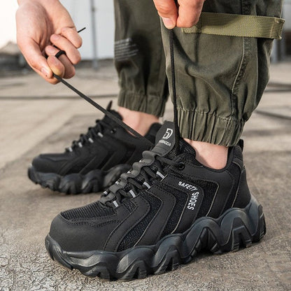 Unisex Orthopedic Shoes Indestructible Solid Sole Reflective Safety Sneakers
