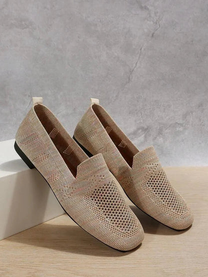 Step-In Elegance: Orthopedic Non-Slip Flat Shoes - Comfort Meets Style