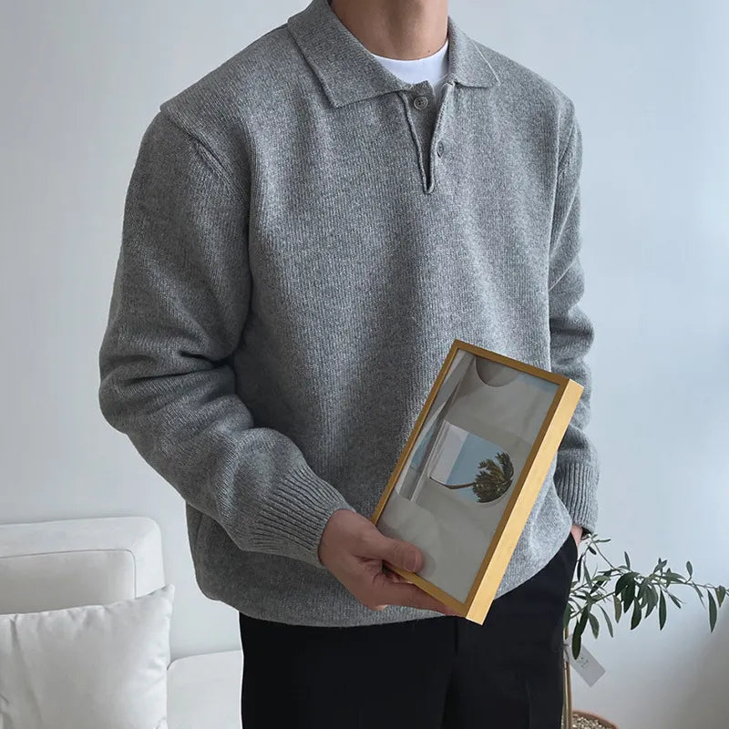 Classic Men's Quarter Zip Sweater