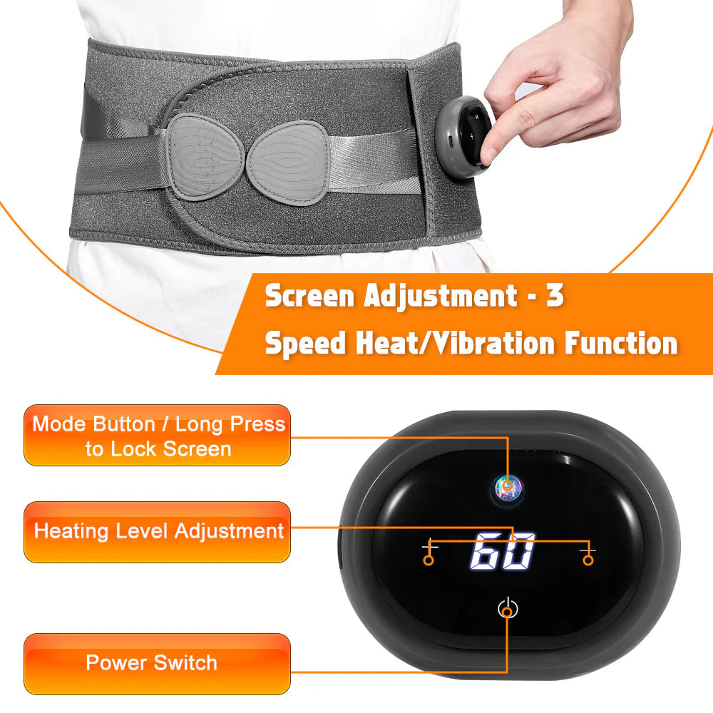 Wireless Heated Back Brace Massager