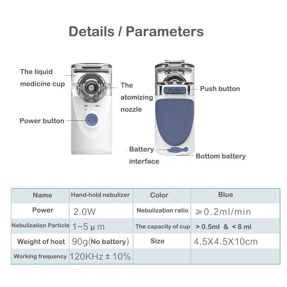 Portable Mini Handheld Nebulizer Machine