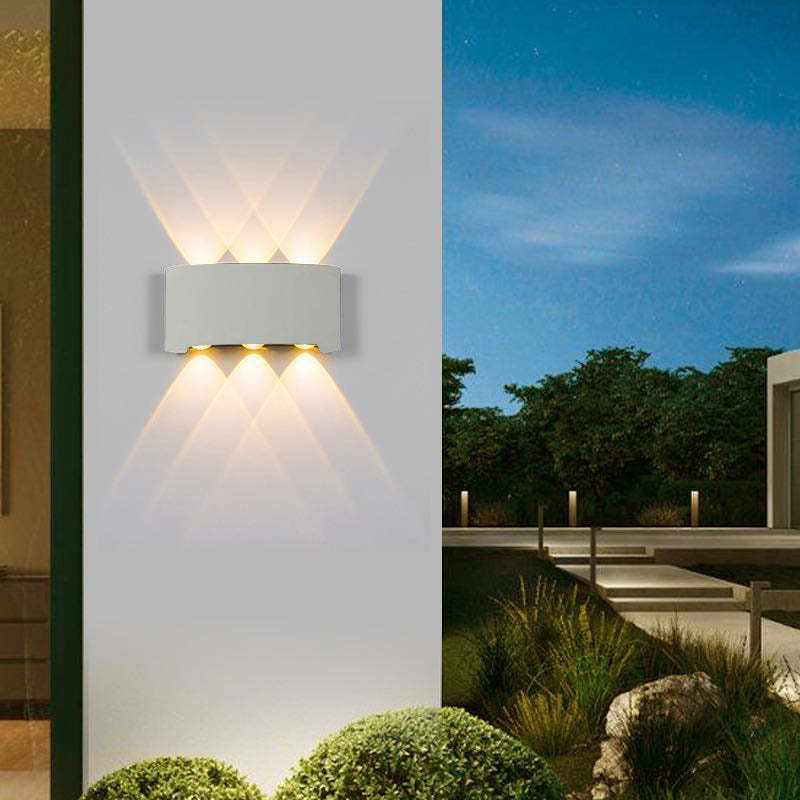 Contemporary Slim 2-Light LED Wall Fixture