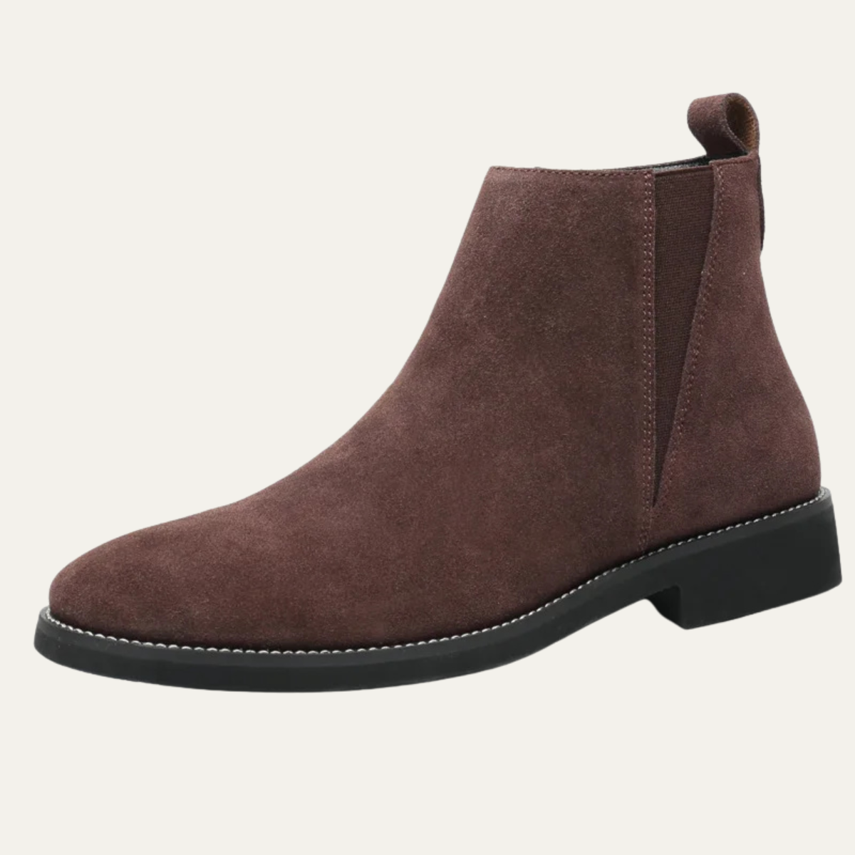 Luxury Men's Real Suede Chelsea Ankle Boots