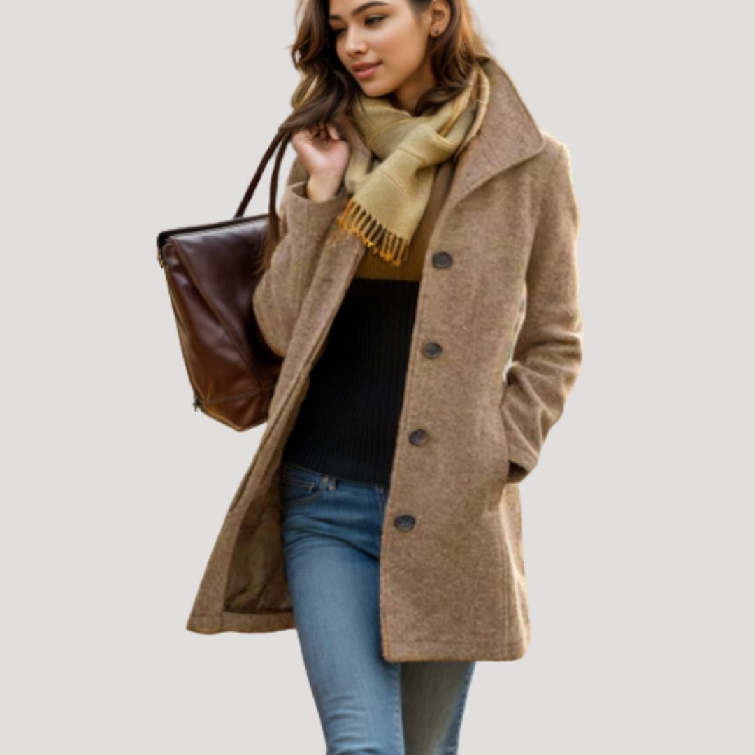 Premium Wool Tailored Overcoat - OutfitLondon