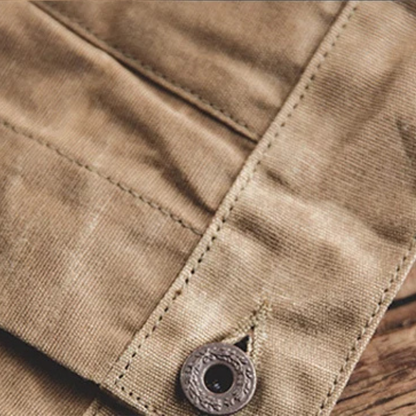 Classic Mens Waterproof Canvas Parka Jacket