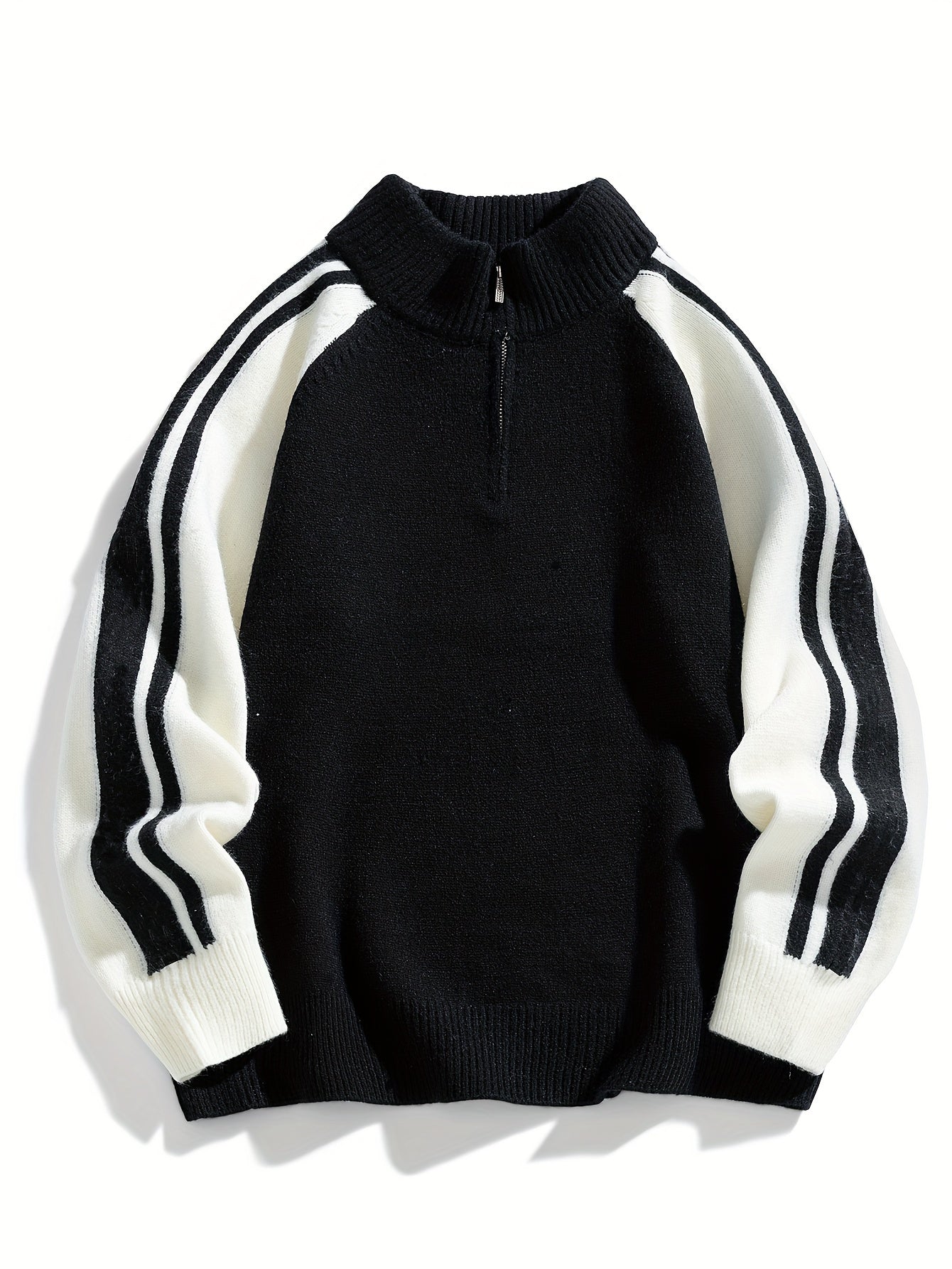 Men's Cosy Bright Quarter Zip Sweater - OutfitLondon