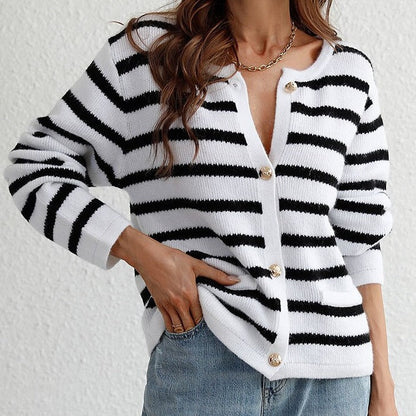 Cozy Ladies' Knit Winter Cardigan Sweater