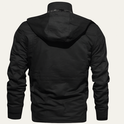 Warm Mens Faux Fur Lined Coat