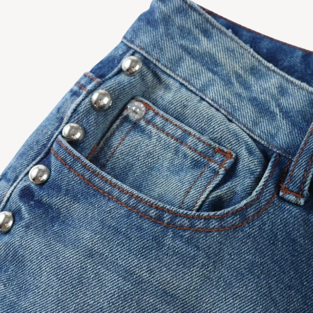 Ladies' Embellished Flare Jeans