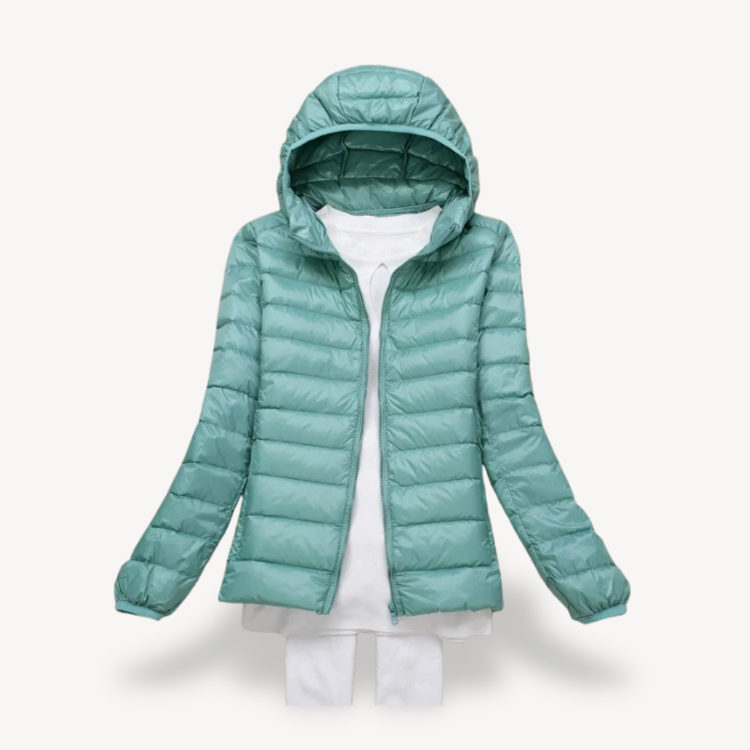 Lightweight Women's Down Filled Parka Jacket - OutfitLondon