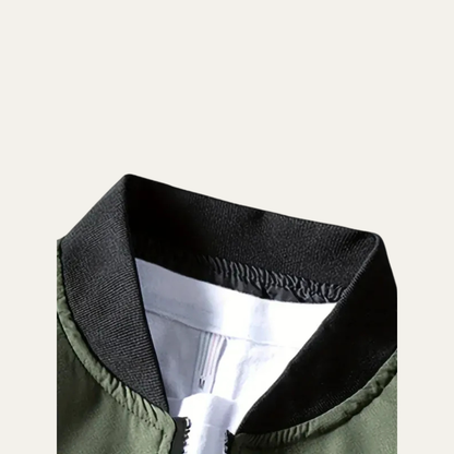 Men's Slim Fit Athletic Bomber Coat