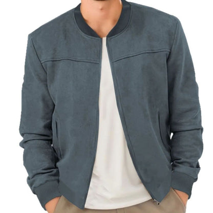 Luxury Suede Leather Mens Jacket
