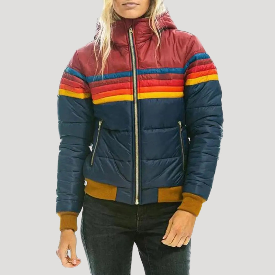 Comfortable Ladies Down Filled Winter Coat - OutfitLondon