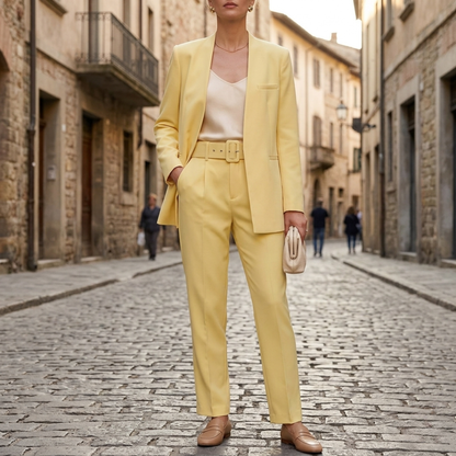 Classic Fit Two Piece Ladies Business Suit Jacket