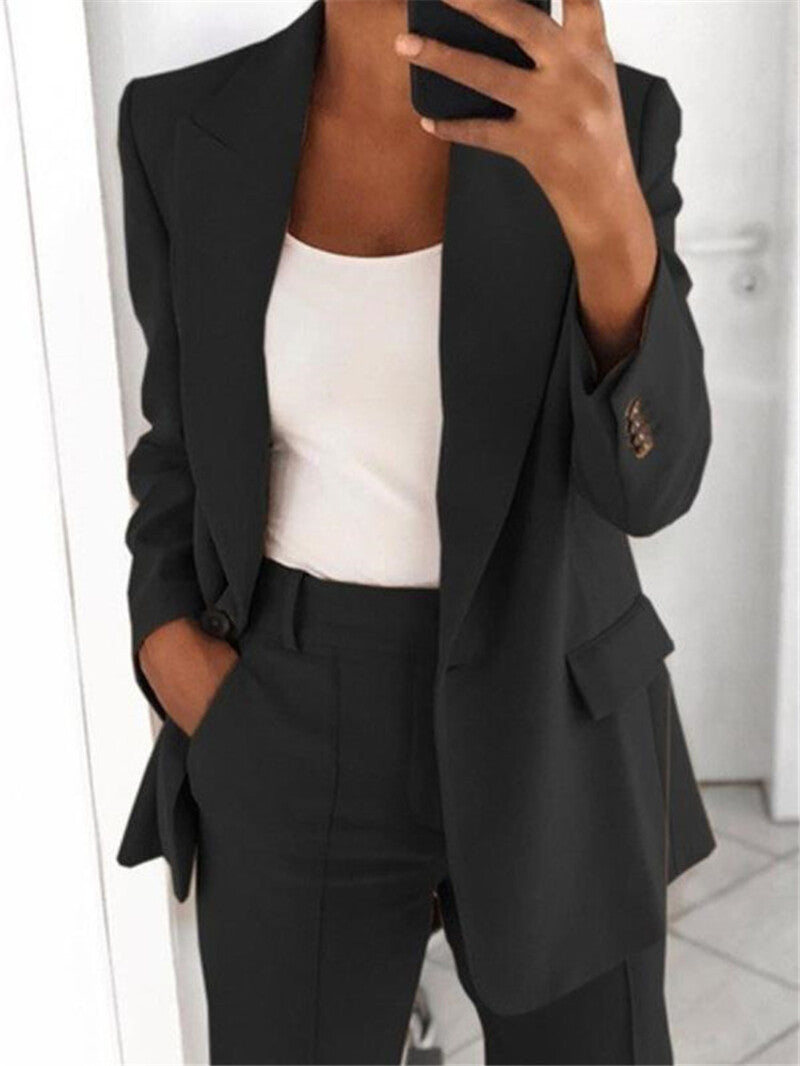 Timeless Two Piece Ladies Business Suit - OutfitLondon