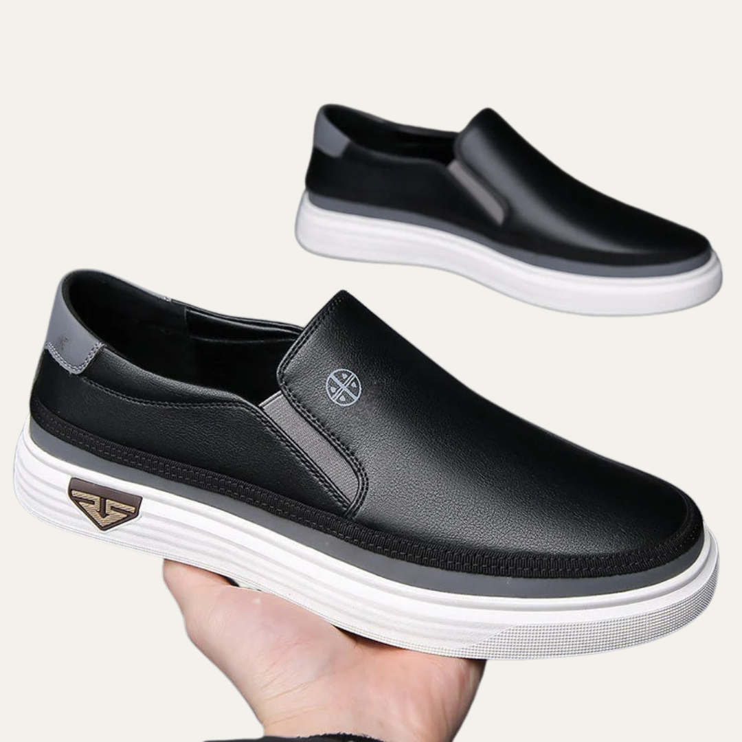 Comfortable Men's Slip On Leather Loafers