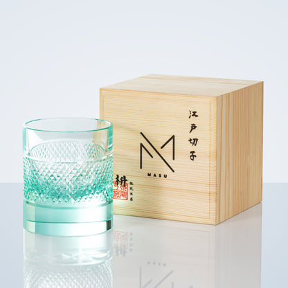 Luxury Crystal Whiskey Glasses Set with Wooden Box