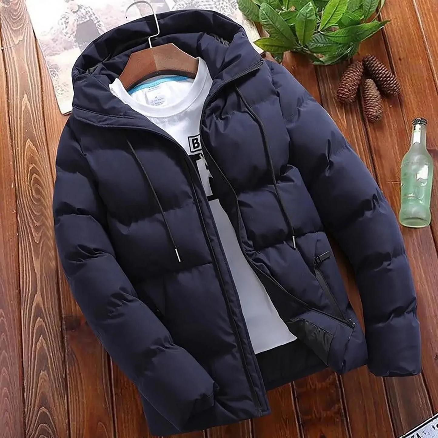 Insulated Water Resistant Mens Winter Parka Coat