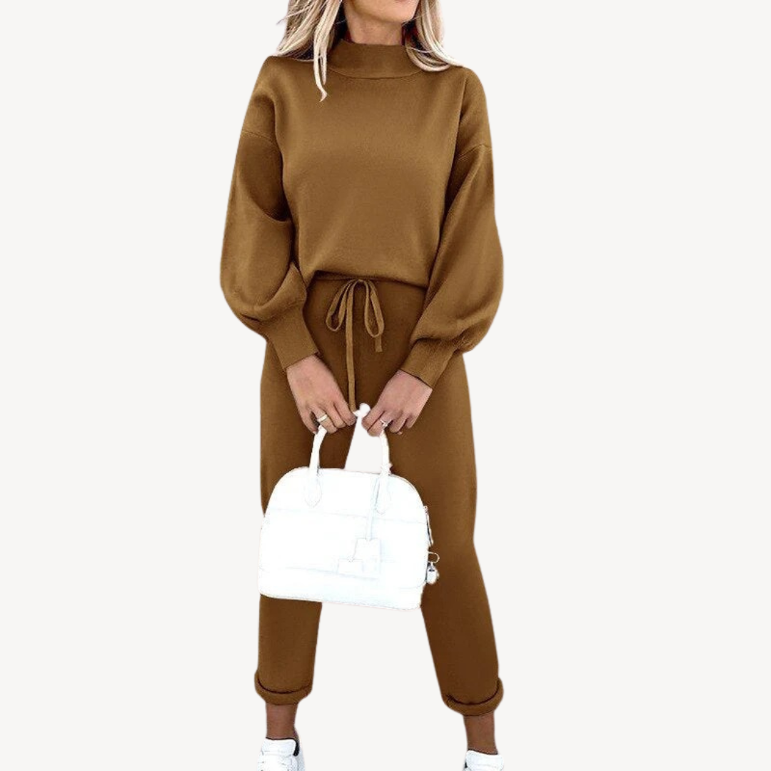 Cozy Women's Soft Knit Sweater Set