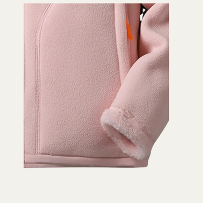 Ladies Cozy Fleece Zip Up Jacket