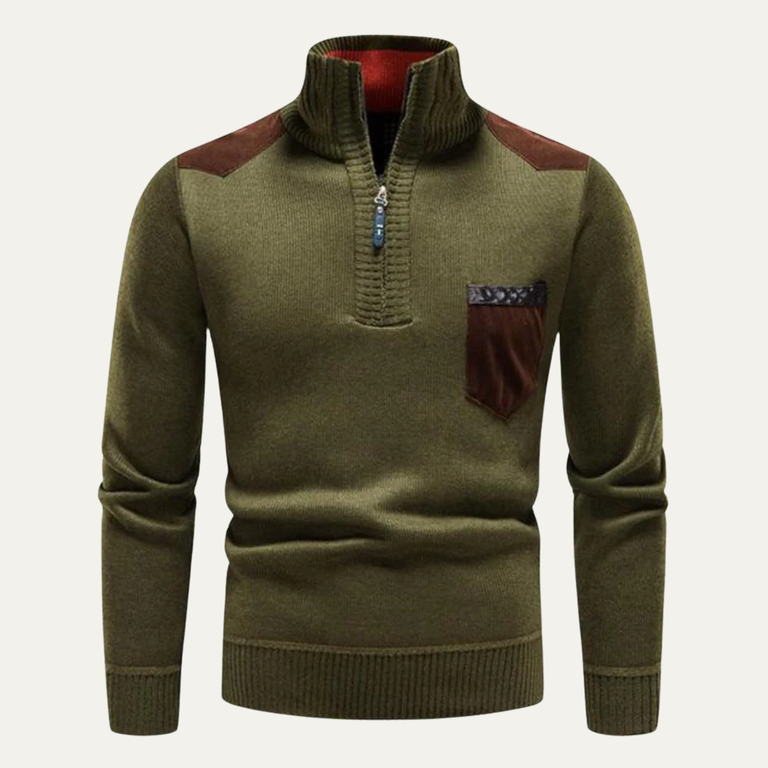 Practical Mens Quarter Zip Fleece Jacket