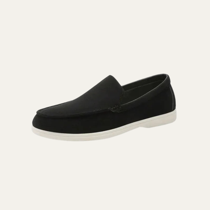 Men's Simple Leather Slip On Loafers Shoes