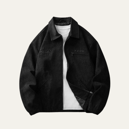 Men's Large Heavy Duty Zip Up Work Jacket