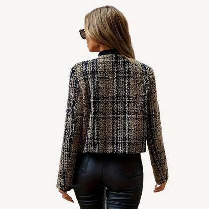 Classic Plaid Wool Jacket