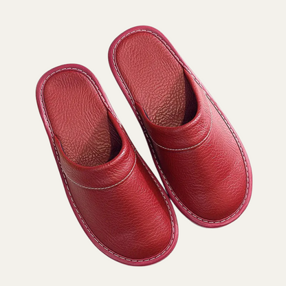 Comfortable Men's Leather Slippers