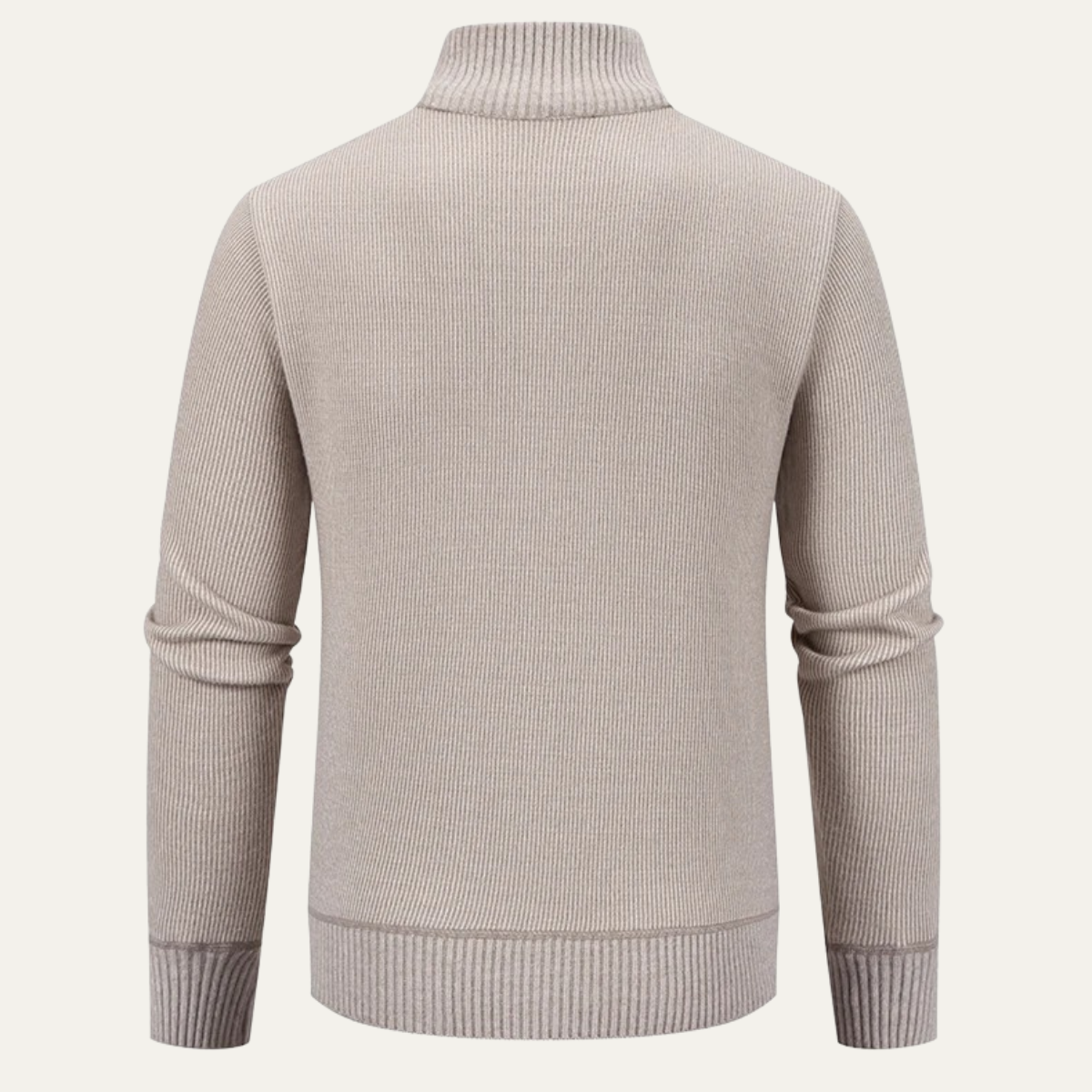 Warm Men's Fleece Zip Up Cardigan with Pockets