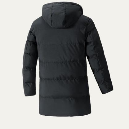 Warm Men's insulated Long Parka Winter Coat