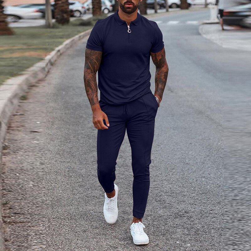 Cozy Relaxation Sweat Suit Casual Clothing