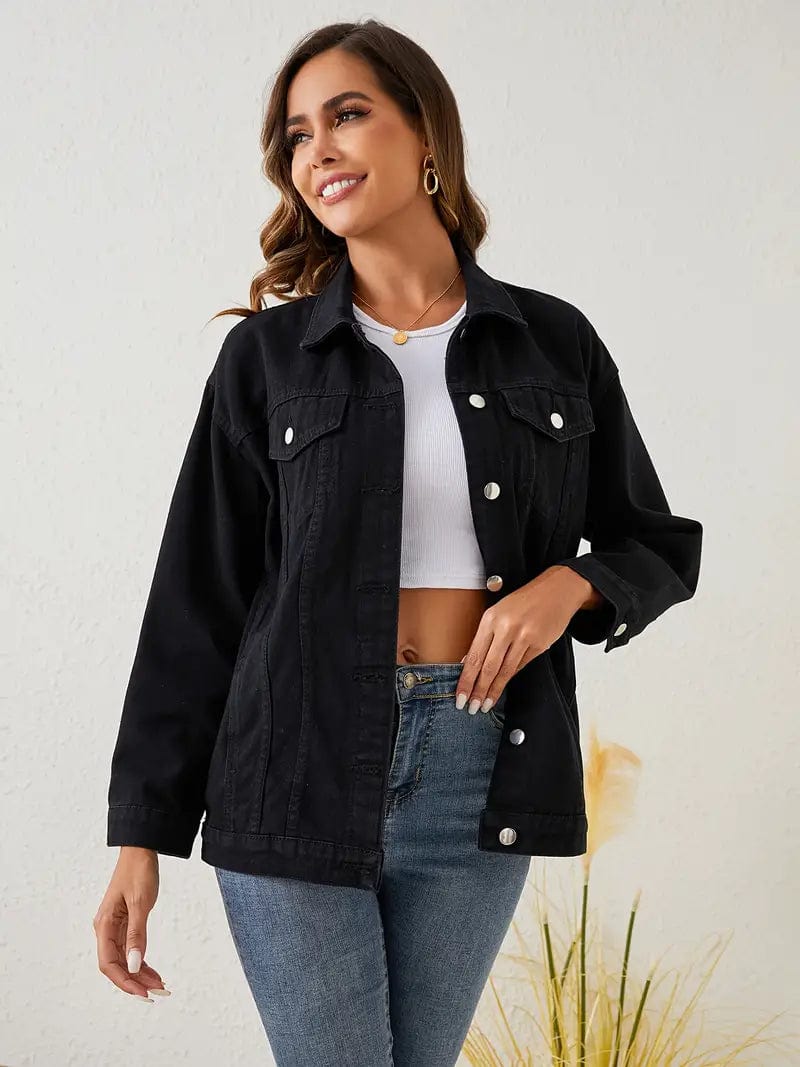 Comfortable Classic Blue Jeans Jacket - OutfitLondon